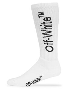 0400014622177_WHITEBLACK-225x300 Off-White socks:Perfect addition to any outfit